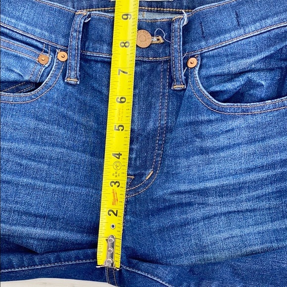 MADEWELL 9" HiRise Skinnies Polly Wash 26” inseam - Picture 11 of 15